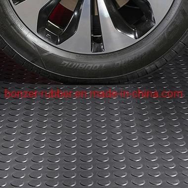 Anti Slip Waterproof Coin Round Button Rubber Mat / Rubber Floor / Rubber Sheet