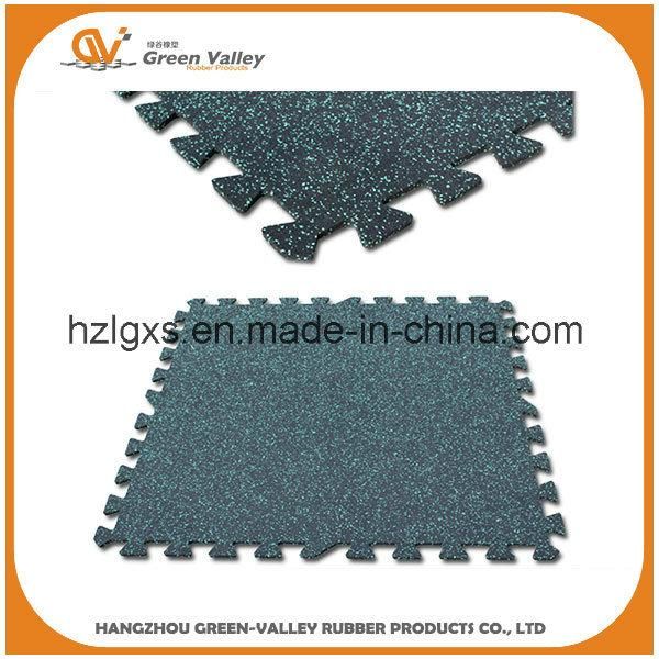 50X50cm Anti-Shock Interlocking Rubber Floor Mat Rubber Tile