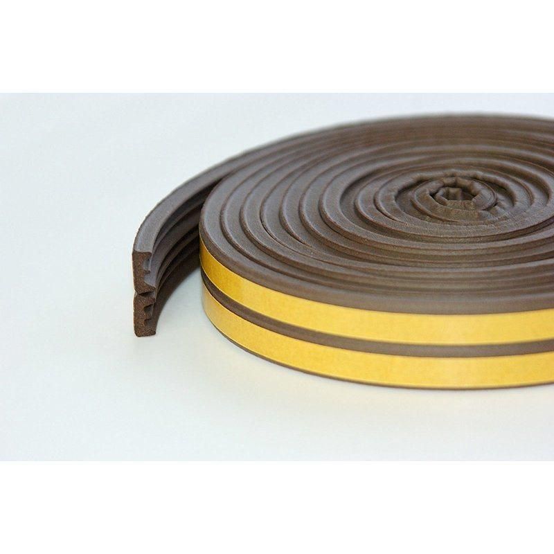 15X4mm Self-Adhesive Sponge Ribbed Rubber Strip