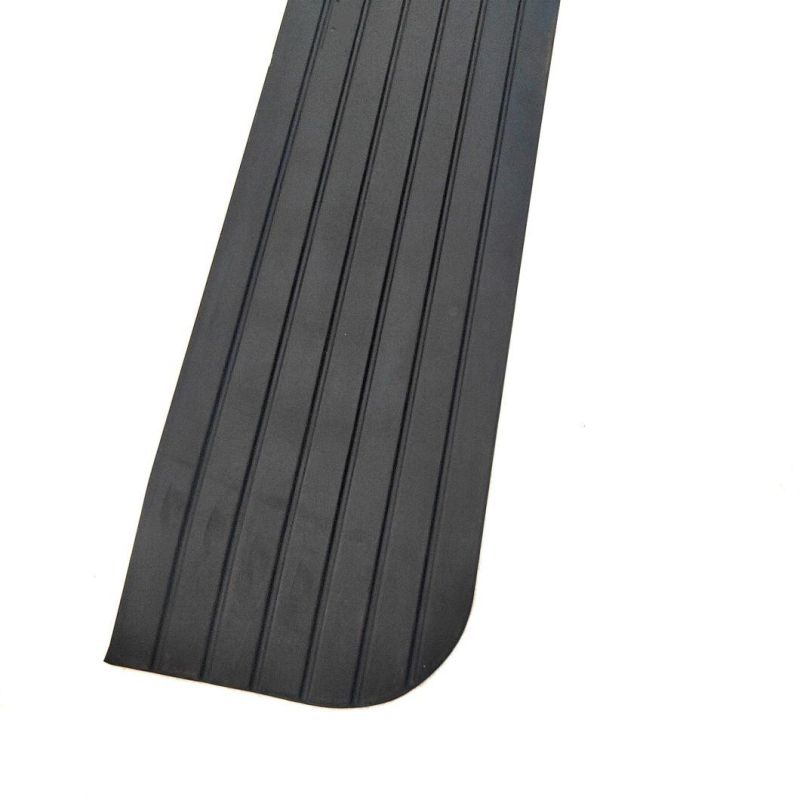 5 Ton 4 Inch Rubber Forklift Ramp Rubber Fillet Ramp 10000 Lbs Capacity