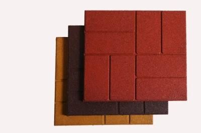 Top-Brick Rubber Tile Rubber Flooring Mats