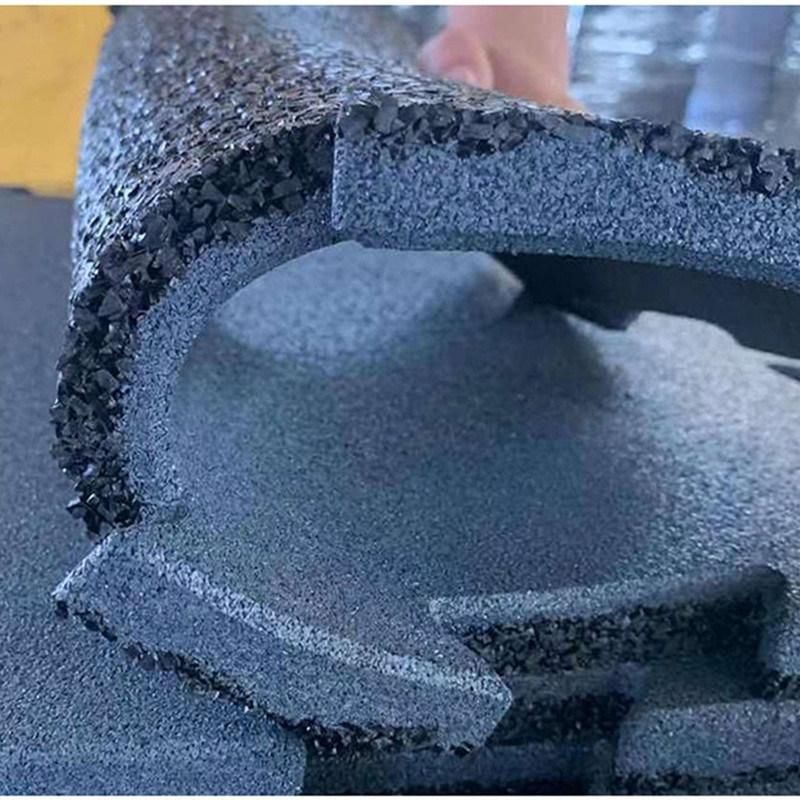 Anti-Skid Interlocking Rubber Tile Mat /Gym Rubber Flooring Sheet