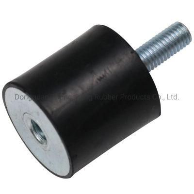 Round Black Rubber Mount Rubber Shock Cushion for Automotive