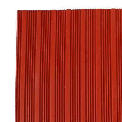 Wide Ribbed Rubber Floor Roll