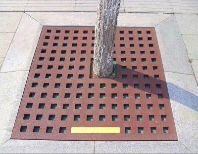 Colorful EPDM Outdoor Recycled Rubber Tree Ring Patio Pavers for Garden/Walkway/Courtyard/Balcony with En1177 Certificate