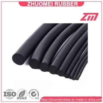 Sponge Foamed Soft Rubber Rope Foam Extrusion Cord