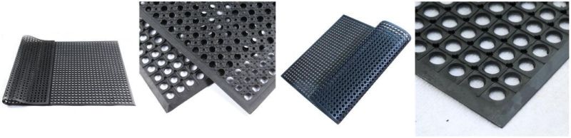 Anti Slip Rubber Hollow Mats for Home/Hotel/Kitchen