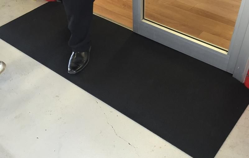Water Proofing Rubber Threshold Ramp with Beveled Sides