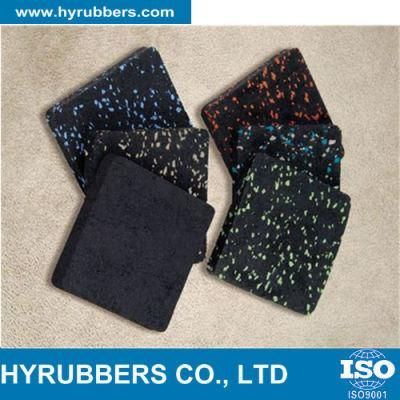 Professional EPDM Sparkled Gym Rubber Flooring