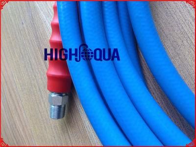 Smooth Surface Blue Carpet Cleaning Solution Hose