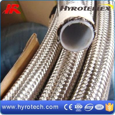 Factory Supply Stainless Steel Braided PTFE Hose SAE 100r14 Teflon Hose