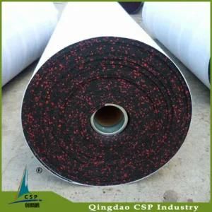 Colored EPDM Granules Gym Rubber Flooring Rolls for Indoor Use