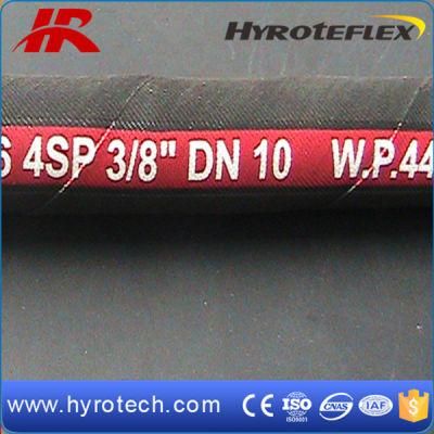 Wire Braided Hydraulic Hose &amp; SAE 100r9 / DIN En 856 4sp