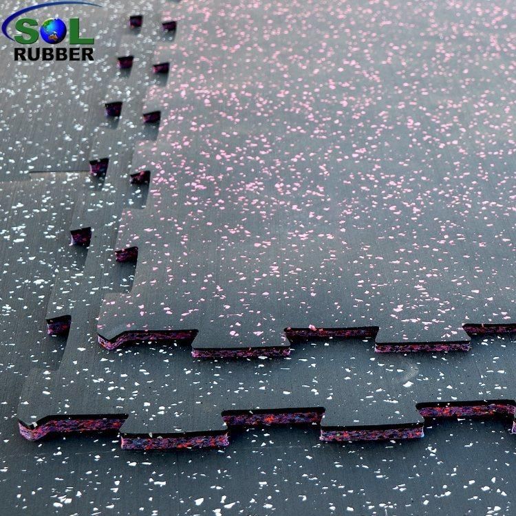 Factory Price Fitness Interlock Gym Rubber Flooring Puzzle Mat