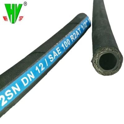 Fireproof High Pressure 2 Inch Rubber Hose Trolley En853 2sn Multi-Use Hydraulic Hose