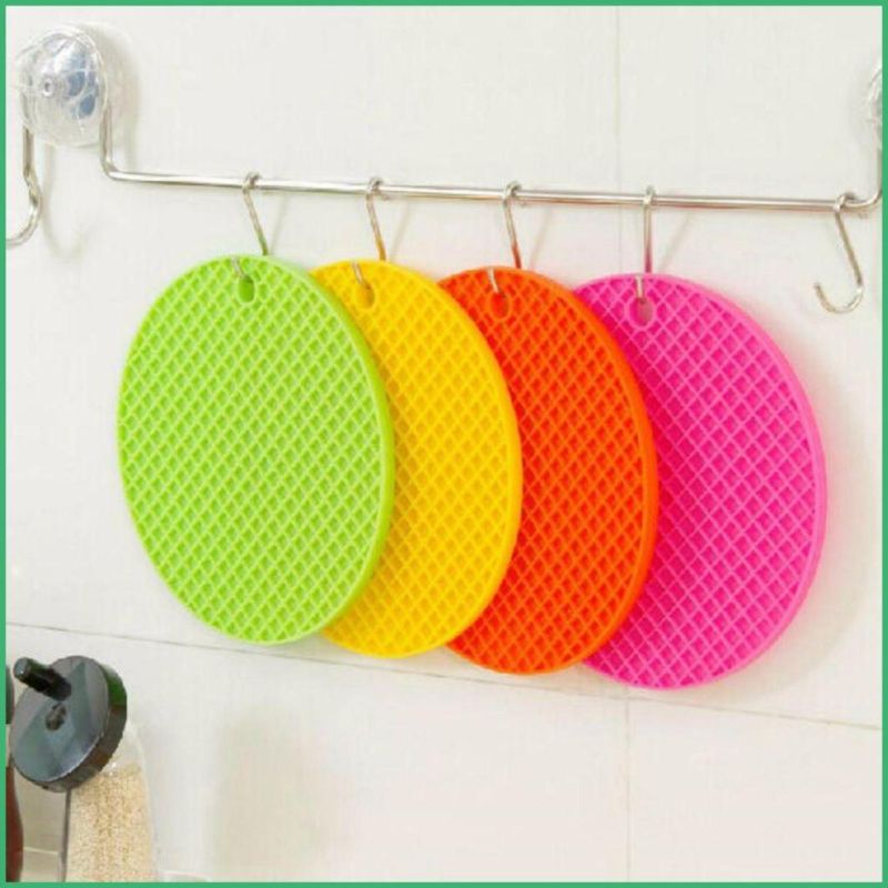 Customized Colorful Silicone Rubber Table Placemat for Kitchenware