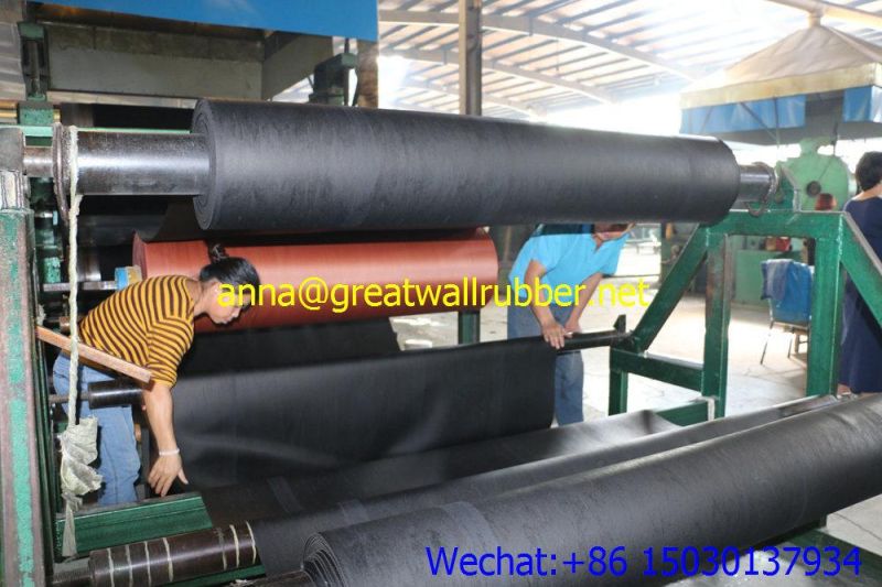 EPDM / SBR /Cr/Neoprene NBR/Nitrile Silicone Natural Anti Slip Rubber Sheet