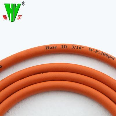 Family Safe Natural Gas Transfer LPG Hose Lightweight Rubber Made Gas Hoses