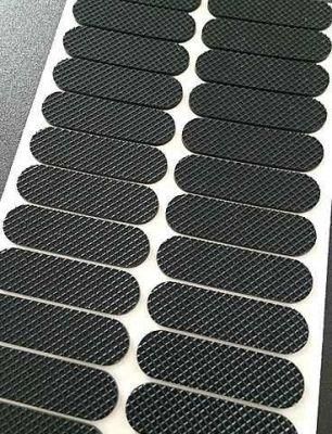 Silicone Rubber Sheet, Rubber Foot, Silicone Gasket, Silicone Pad with Top Rough Surface and Bottom 3m Adhesive