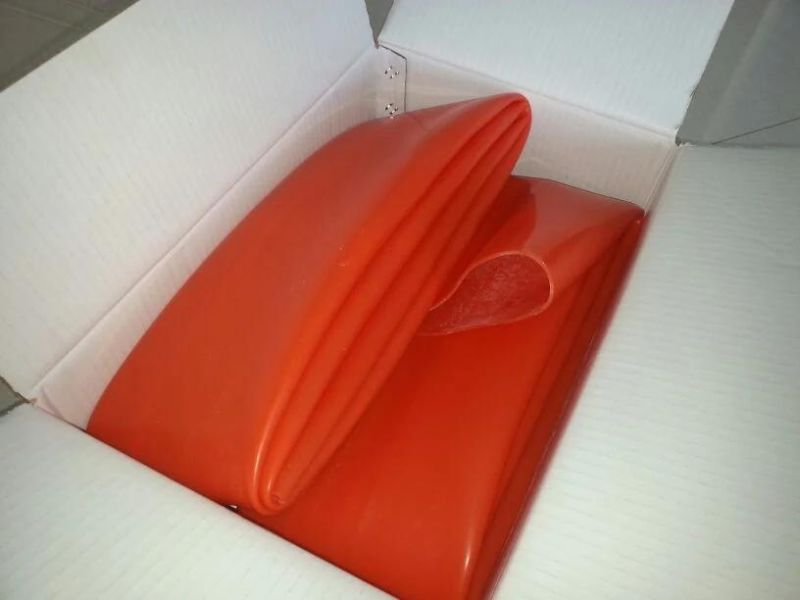 Silicone Sleeve, Silicone Tube, Silicone Pipe, Silicone Tubing for Corona Rollers with Red or Orange Color