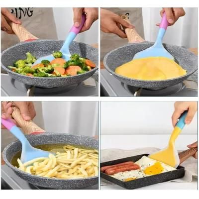 High Quality Kitchen Appliance LFGB Silicone Turner Shovel with Custom Logo