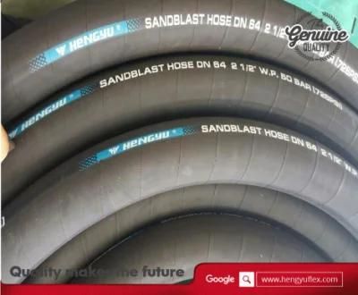 Abrasion Resistant Sandblast Rubber Hose Pipe