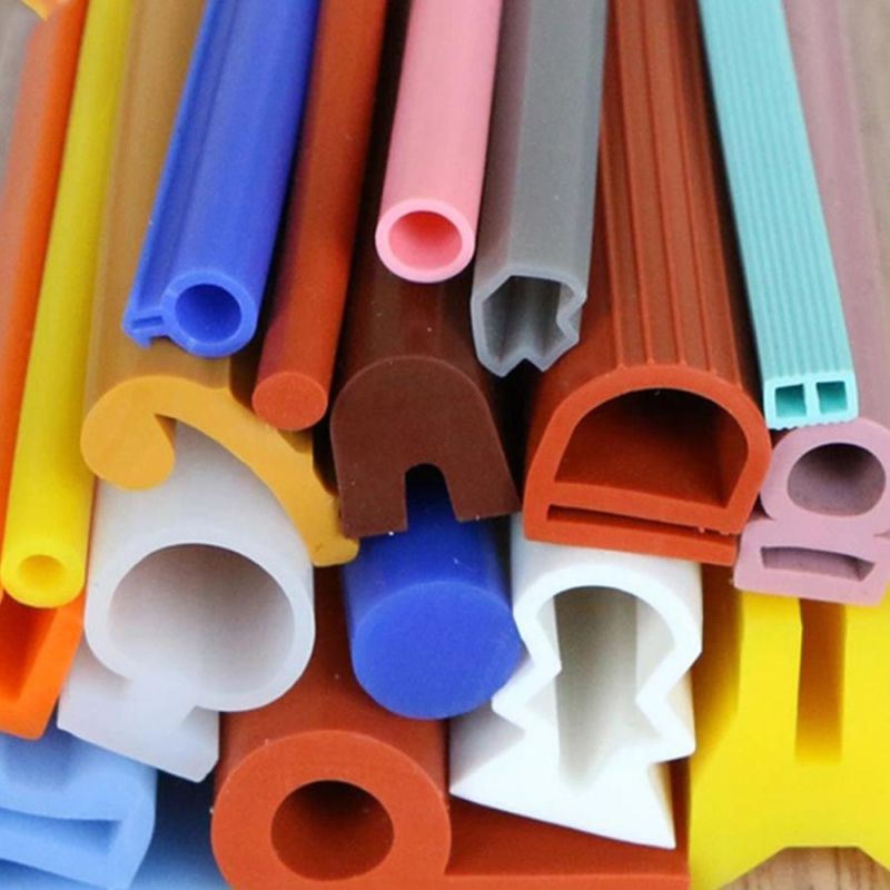Transparent Square Silicone Rubber Sealing Strip with High Temperature Resistance