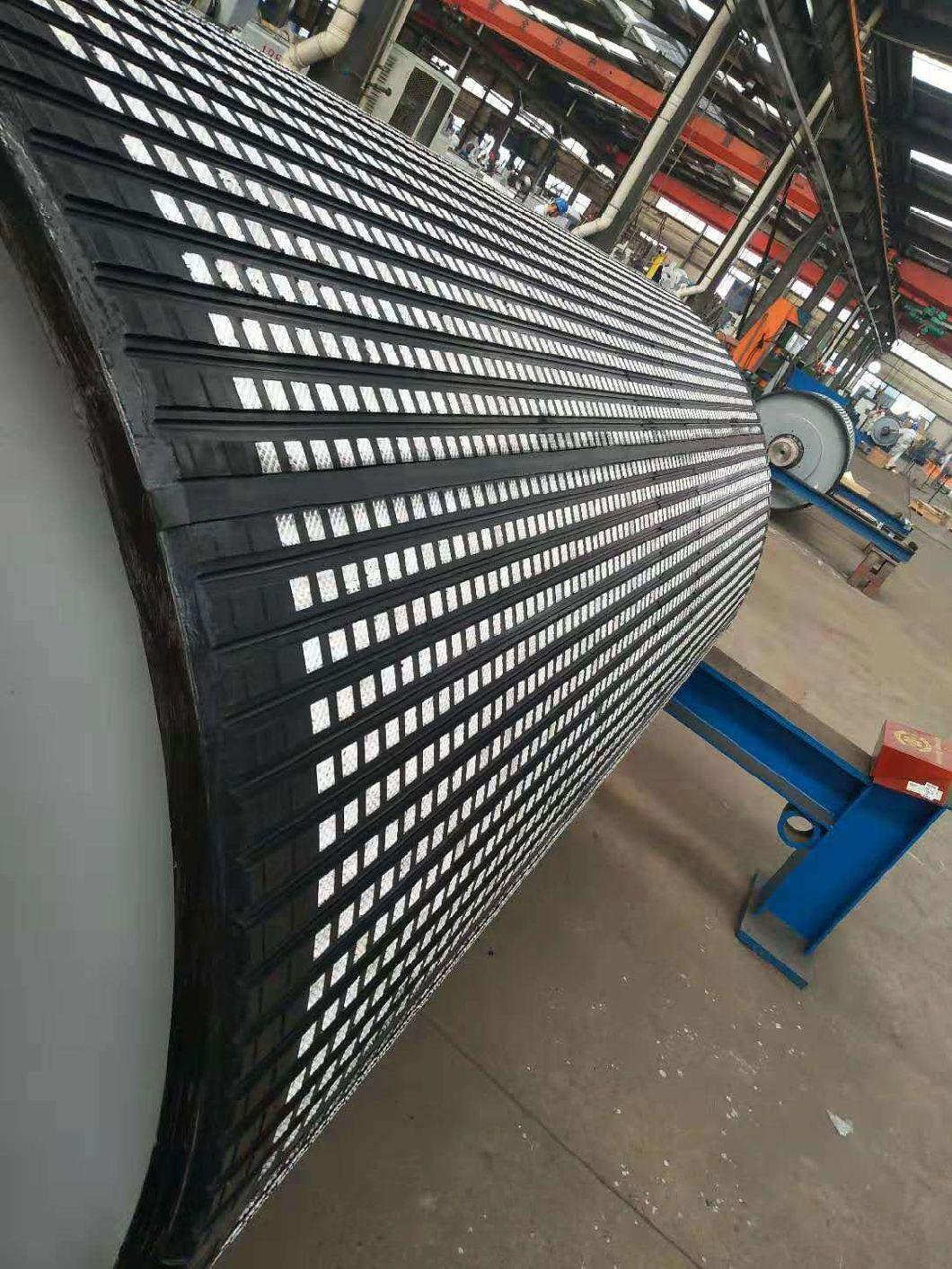 Cn Backing Diamond Pattern Rubber Pulley Lagging