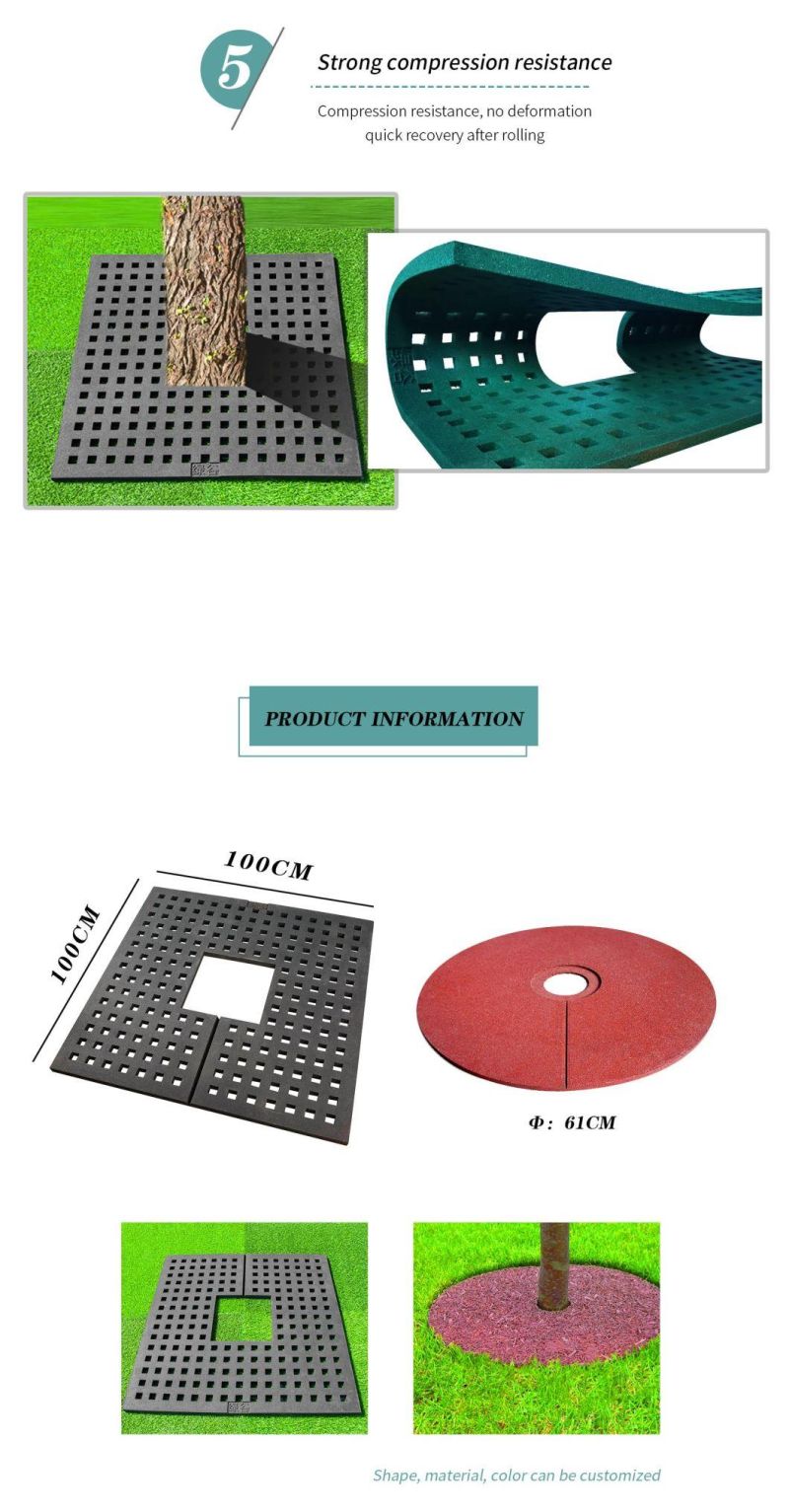 Factory Customized Recycled Colored Soft Playground EPDM Rubber Mulch for Tree Ring for Garden with CE/En71/En1177/Reach/ISO10140