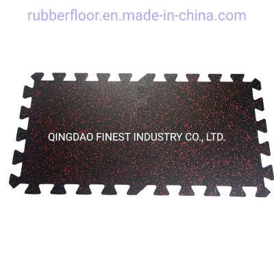 500X500mm Gym Interlocking Rubber Floor Rubber Mats for Crossfit