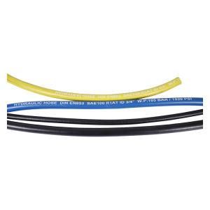 One Steel Wire Braided Smooth Cover Colourful R1at/1sn Hydraulic Industrial Pressure Rubber Hose