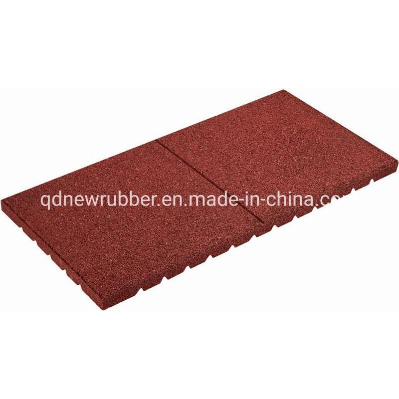 Good Loading Bearing Rubber Garage Floor Interlock Flooring Tiles
