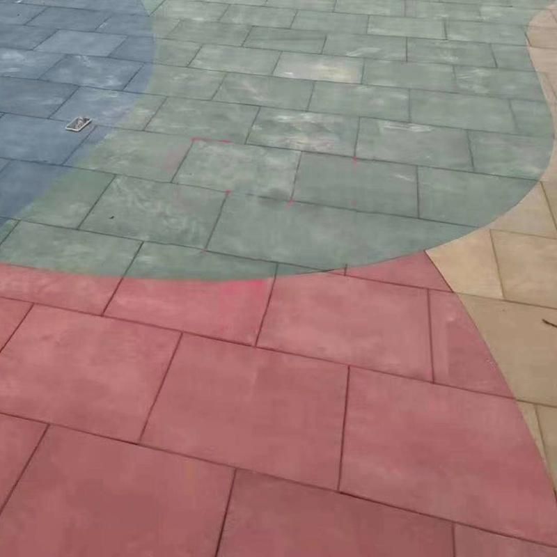 300*300mm Outdoor Playground Rubber Floor Paver Tile, Square Flooring Mat
