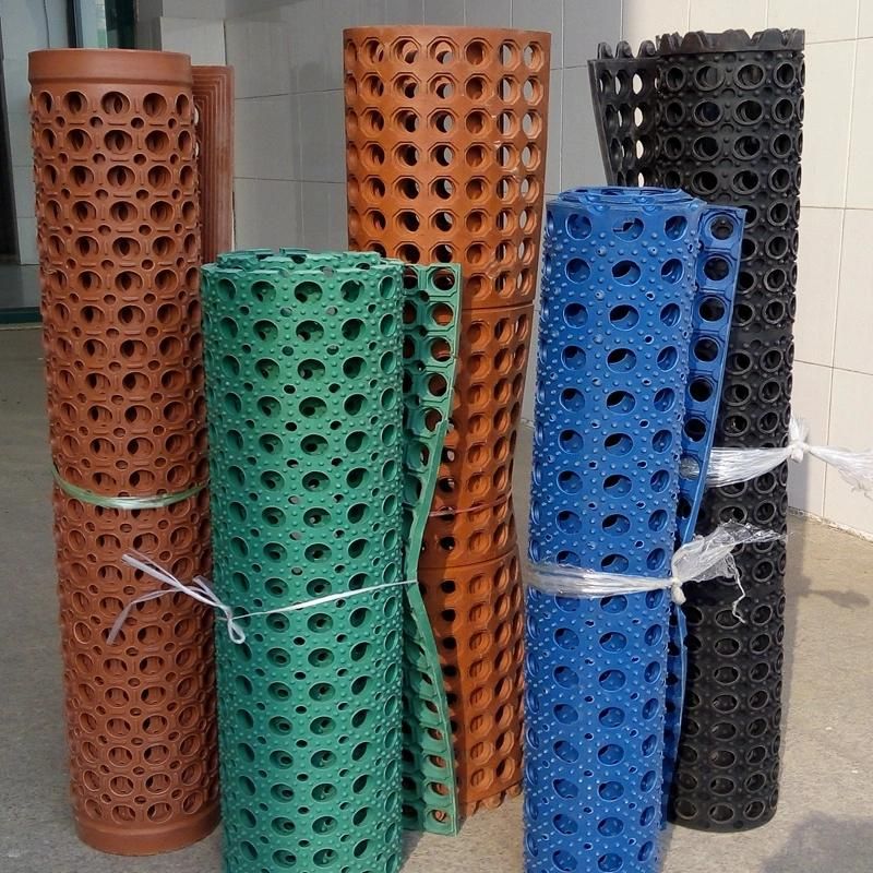 Colorful Antifatigue Industrial Kitchen Anti Slip Anti Fatigue Rubber Mat