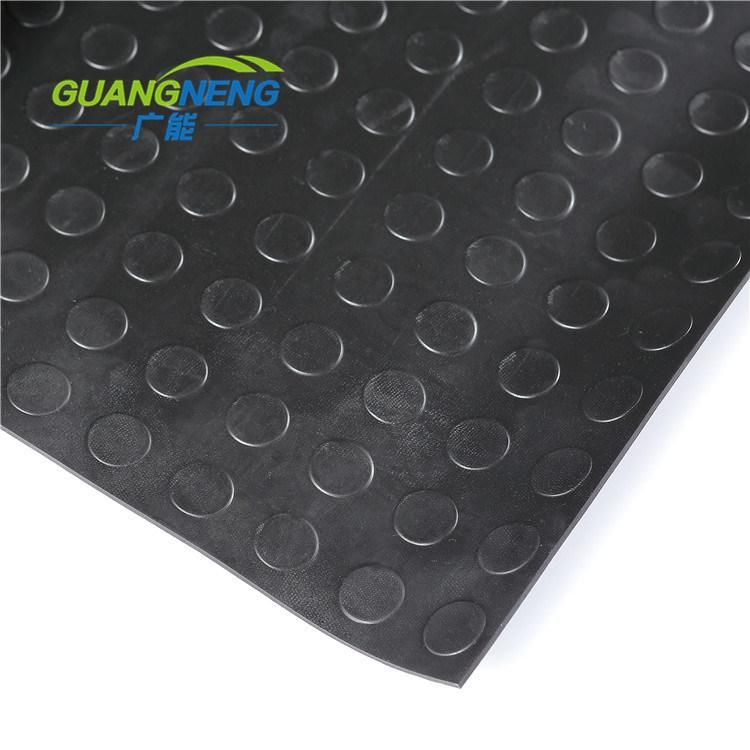 Color Industrial Anti-Abrasive Natural Rubber Sheet/Coin Rubber Flooring