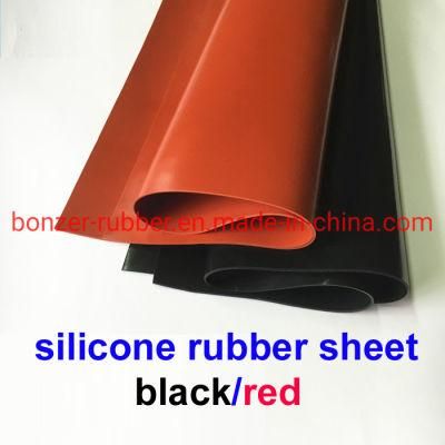 High Temperature Resistant Transparent Rubber Flooring Mats Silicone Rubber Sheet with Custom Size and Color