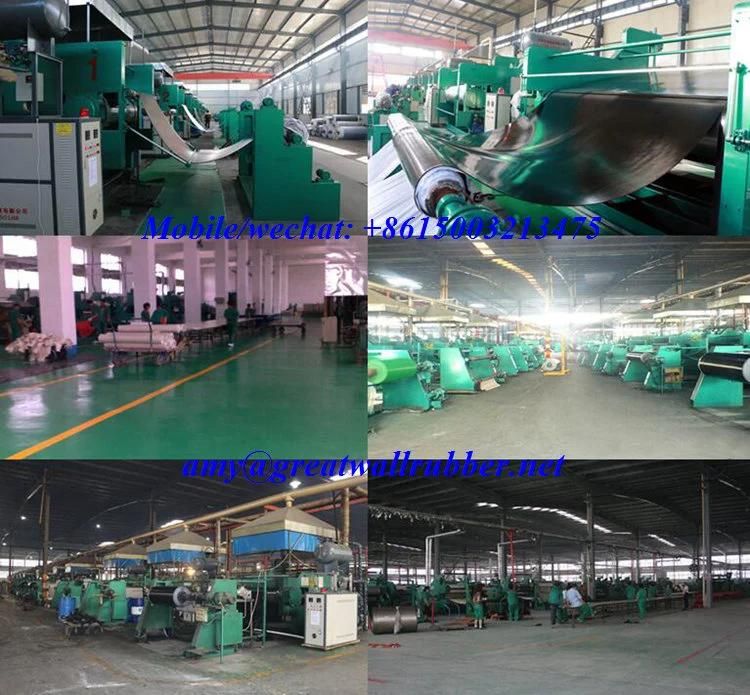 Custom Made Neoprene EPDM Nitrile Butyl Natural Gum FKM Black Rubber Sheet Mat