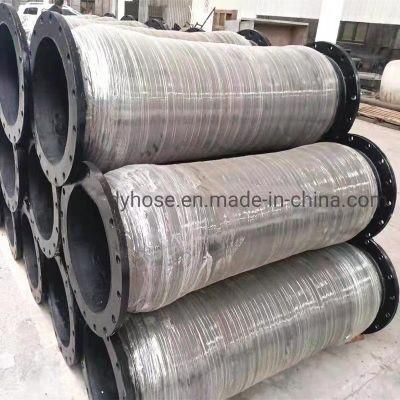 Black Air Intake 10&quot;-24&quot; Dredging Water Suction Hydraulic Rubber Hose