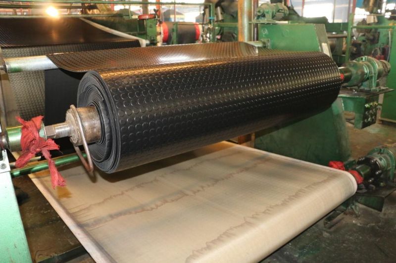 FKM SBR EPDM Nitrile Neoprene Silicone Butyl Anti-Slip Industrial Rubber Sheet