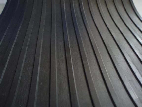 Cheap Anti-Slip Wide/Broad Ribbed Rubber Flooring Matting Sheet for Workshop