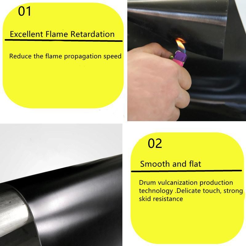 OEM Size Fire Resistance SBR EPDM CR Rubber Slab Sheeting