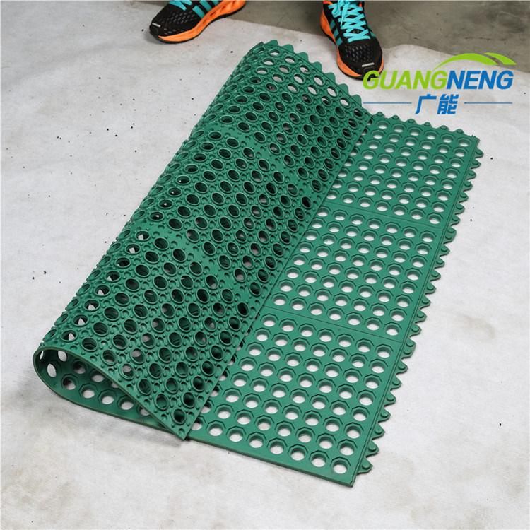 Interlocking Hotel Bathroom Anti-Slip Rubber Hollow Mats