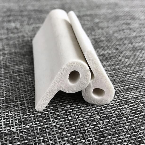 P Shape Silicone Rubber Extruded Foam Seal