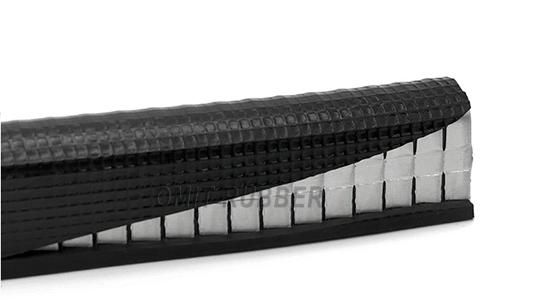 Extruded Decorative Glass Edge Guard Trim Flexible Weatherstrip Seal Protective PVC U Edge Trim Seal for Car Ship with Steel Belt Reinforced
