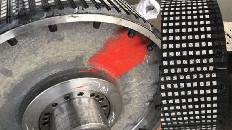 Conveyor Roller Vulcanized Bonding Layer Pulley Ceramic Rubber Lagging Sheet Price