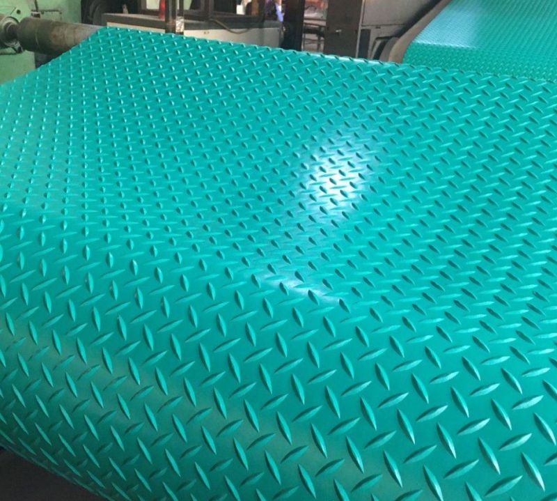 Anti-Slip Round Stud Rubber Sheets 3mm Coin Flooring Outdoor Mats