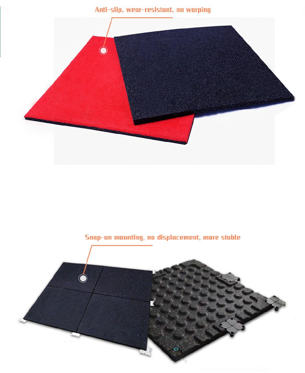 Colored Surface Rubber Flooring Mat for Playground