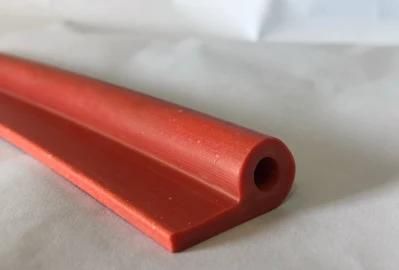 High Temperature P Shape Section Silicone Rubber Extrusion Seal for Oven Door Profile