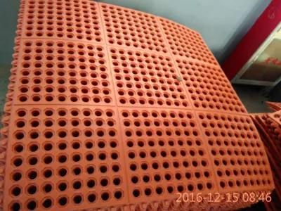 Drainage Interlocking Rubber Flooring Mats