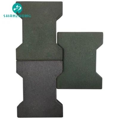 Anti-Skid Shock Absorber Rubber Floor Tile High Quality Rubber Tile
